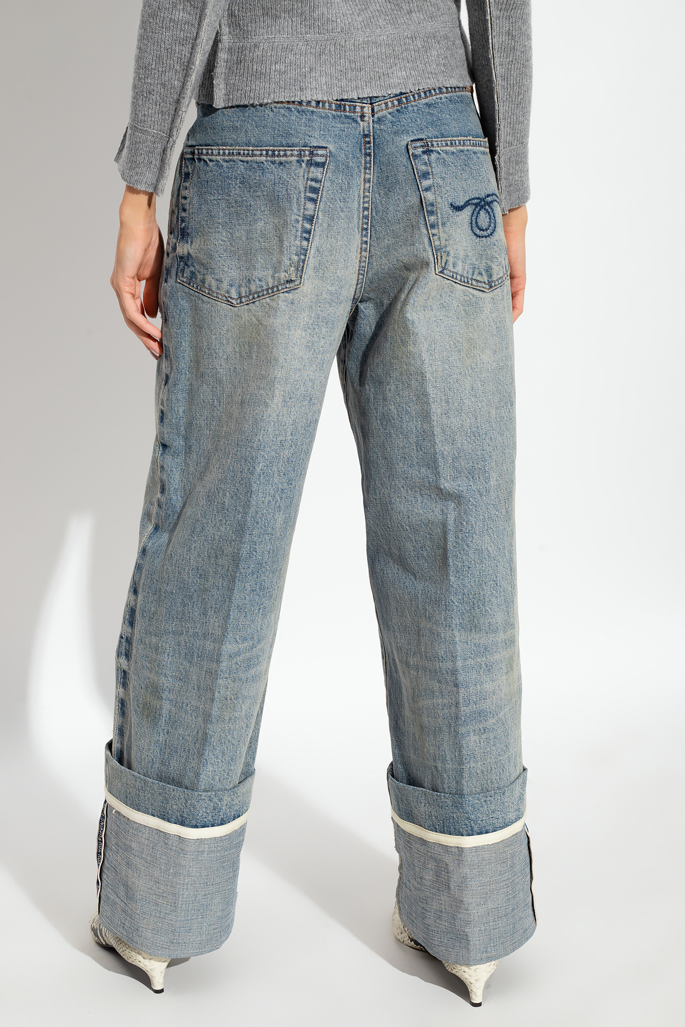 Blue Jeans with wide legs R13 Vitkac GB